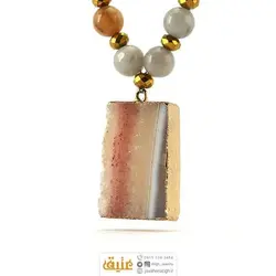 نیم ست ژئود کوارتز، آنجلیت و عقیق