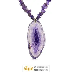 سینه ریز عقیق سلیمانی و آمتیست