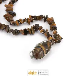 سینه ریز چشم ببر دستساز معدنی تراش دار و نامنظم