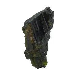 سنگ راف (تراش نخورده) تورمالین سبز تیره بلور معدنی بسیار خوشرنگ با کیفیت بالا وزن 10 قیراط