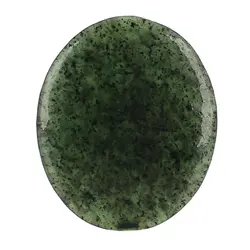 نگین یشم نفریت معدنی کانادایی رنگ تیره بسیار زیبا با نقوش خاص کیفیت عالی وزن حدود 6.5 گرم تخصصی چاکرای قلب