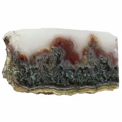 سنگ راف عقیق شجر منظره راف (تراش نخورده) معدنی با نقش و نگار طبیعی خوشرنگ مناسب دکوری سنگ درمانی وزن 152 قیراط