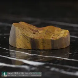 نگین چشم ببر طبیعی تراش نخورده کیفیت بالا بازی نور و رنگ زیبا تخصصی سنگ درمانی