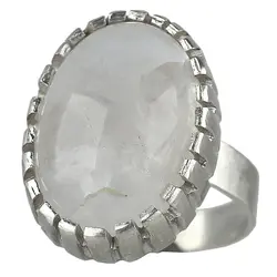 انگشتر درنجف معدنی رکاب نقره 950 عیار دستساز دور چنگ تخصصی هفت چاکرا