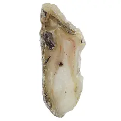 سنگ راف اسلایس عقیق صورتی ماداگاسکار معدنی بسیار خاص با رگه های بینظیر کیفیت عالی وزن حدود 4.5 گرم