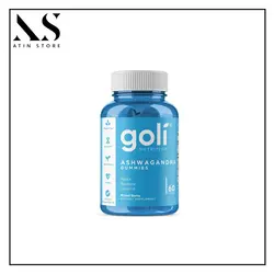 پاستیل آشواگاندا آبی گلی (60 عددی)
