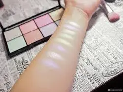 پالت هایلایتر رولوشن مدل ultra cool glow