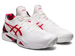 کفش تنیس مردانه اسیکس مدل Court FF Novak L.E White/Red