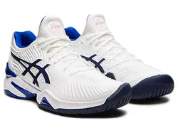 کفش تنیس زنانه اسیکس مدل Court FF 2 White/Lapis