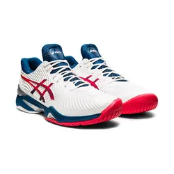 کفش تنیس مردانه اسیکس مدل Court FF 2 White/Blue