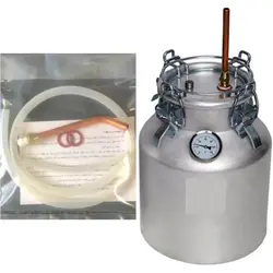 دبه تقطیر(عرق گیر/گلاب گیر) 15 لیتری با سوپاپ اطمینان و ترمومتر(دماسنج)