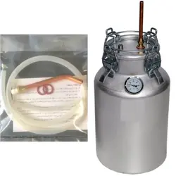 دبه تقطیر(عرق گیر/گلاب گیر) 20 لیتری با سوپاپ اطمینان و ترمومتر(دماسنج)