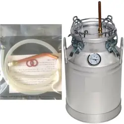 دستگاه تقطیر(عرق گیر/گلاب گیر) 25 لیتری با کندانسور(خنک کننده) آبی شیشه ای و ترمومتر(دماسنج)