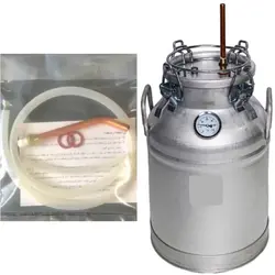 دبه تقطیر(عرق گیر/گلاب گیر) 30 لیتری با سوپاپ اطمینان و ترمومتر(دماسنج)