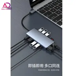 هاب USB Type-C برند Gopala  مدل Gopala brand Gopala model 12in1-port HDMI 4K PD100W