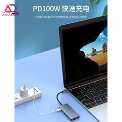 هاب USB Type-C برند Gopala  مدل Gopala brand Gopala model 12in1-port HDMI 4K PD100W