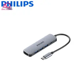 هاب USB Type-C برند فیلیپس مدل Philips 5port HDMI 4K 30HZ