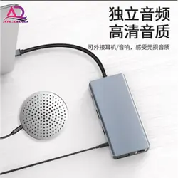 هاب USB Type-C برند Gopala  مدل Gopala brand Gopala model 11 in1-port HDMI 4K PD100W USB3.0