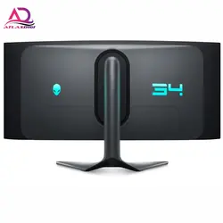 مانیتور گیمینگ خمیده 34 اینچ الین ویر مدل ALIENWARE 34 CURVED QD-OLED 165HZ 0.1ms 4K 1800R