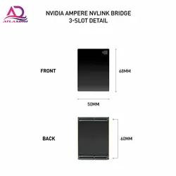 پل اتصال کارت گرافیک انویدیا مدل PNY NVIDIA RTXA-Series NVLINK BRIDGE ALI 3 SLOT