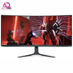 مانیتور گیمینگ خمیده 34 اینچ الین ویر مدل ALIENWARE 34 Quantum Dot OLED 4K 175Hz 1800R