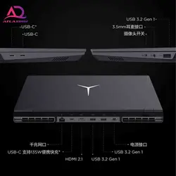 لپ تاپ گیمینگ لنوو مدل Lenovo Legion 5 Pro Y9000P R7-6800H RTX3070Ti 16G 512G 2.5k 165