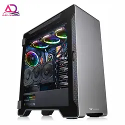 کیس کامپیوتر ترمالتیک مدل Thermaltake Aluminum Tempered Glass Atx Mid Tower