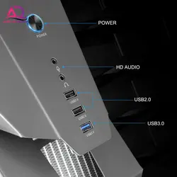 کیس کامپیوتر Vetroo مدل Vetroo K1 Pangolin Mid-Tower ATX PC