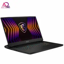 لپ تاپ گیمینگ  ام اس ای مدل  MSI Titan GT77 i9-12900HX RTX3080Ti 128G ram 2TB ssd 17.3 4K 120HZ