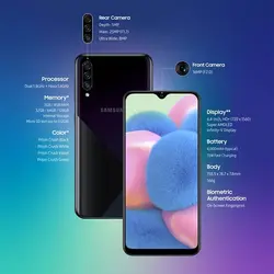 گوشی سامسونگ Galaxy A30s ظرفیت 128 گیگابایت