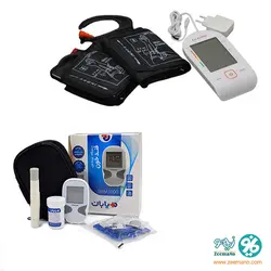 فشارسنج بازویی سخنگو گلامور + دستگاه تست قند خون دیابان &ndash; تجهیزات پزشکی زیمانو