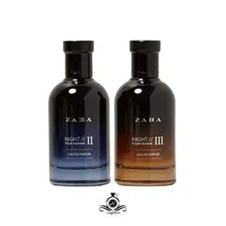 ست دوقلو ادکلن مردانه زارا نایت پور هوم 2 و نایت پورهوم 3 ZARA NIGHT POUR HOMME II &amp; III