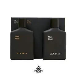 ست اورجینال مردانه ادکلن دوقلو زارا من سیلور و زارا من گلد Zara Man Gold & Man Silver For Men