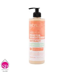 ماسک موی هلو و جوانه گندم، موی خشک و وز بیول500 میل