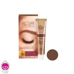 رنگ ابرو آتوسا رویال شماره 6 حجم 15 میلی لیتر رنگ شنی