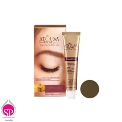 رنگ ابرو آتوسا رویال شماره 7 حجم 15 میلی لیتر رنگ بلوند زیتونی متوسط