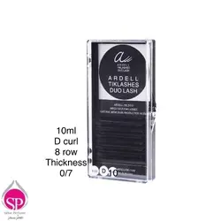 مژه والیوم آردل۱۰میل مشکی ۸ردیف ۰٫۷ فر D