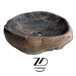 روشویی سنگی رودخانه ای کد 56