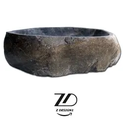 روشویی سنگی رودخانه ای کد 56