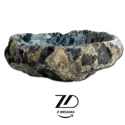 روشویی سنگی رودخانه ای کد 55