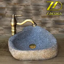 روشویی سنگی رودخانه ای کد 30