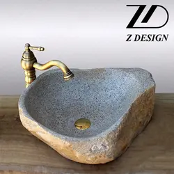 روشویی سنگی رودخانه ای کد 21