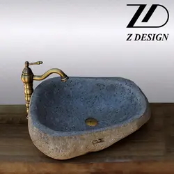 روشویی سنگی رودخانه ای کد 23