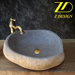 روشویی سنگی رودخانه ای کد 06