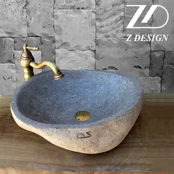 روشویی سنگی رودخانه ای کد 07