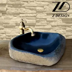 روشویی سنگی رودخانه ای کد 14