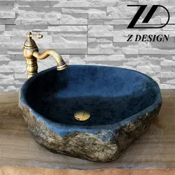 روشویی سنگی رودخانه ای کد 10