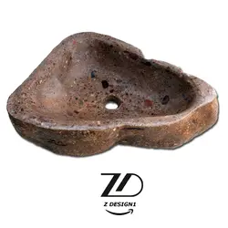 روشویی سنگی رودخانه ای کد 58