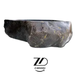 روشویی سنگی رودخانه ای کد 60