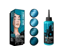 شامپو رنگ مو فانتزی برند دختر بد BAD GIRL BAD GIRL Color Shampoo انتخاب رنگ : Sea Fairy